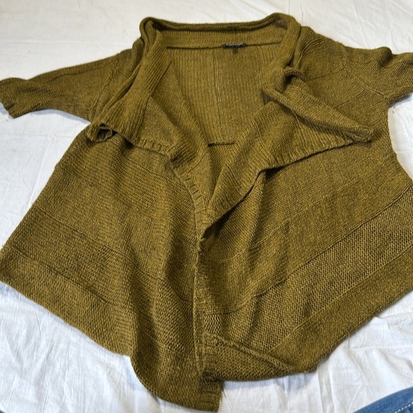 Eileen Fisher Womens Alpaca Silk Open Front Cardigan Size Small - Picture 2 of 6